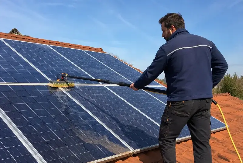 Nettoyage et entretien de panneaux solaires à Escoubès